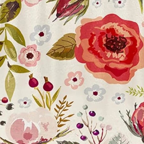 New Boho Floral Throw Blanket Bedspread Bedding - 50" x 60" - Picture 4 of 4